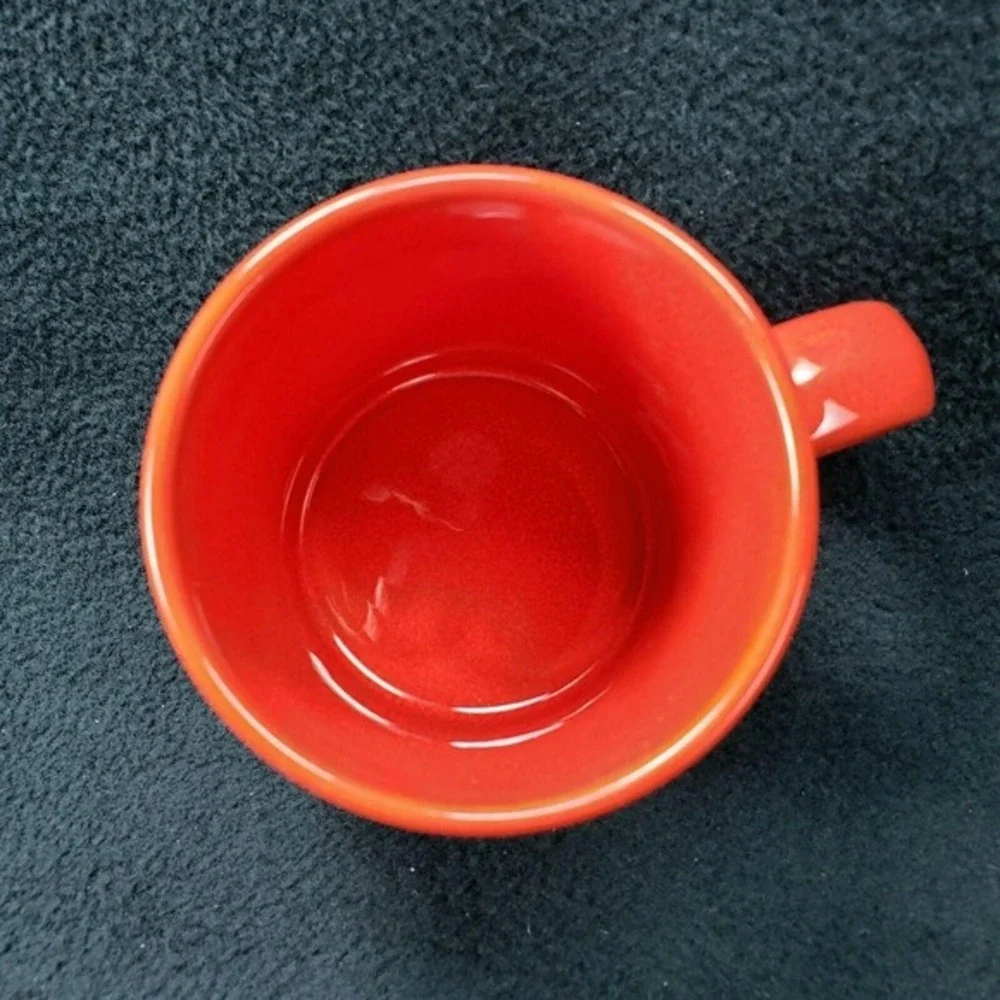 Waechtersbach Red Christmas Tree Cup Mug Coffee Tea 12‎ oz Germany Discontinued